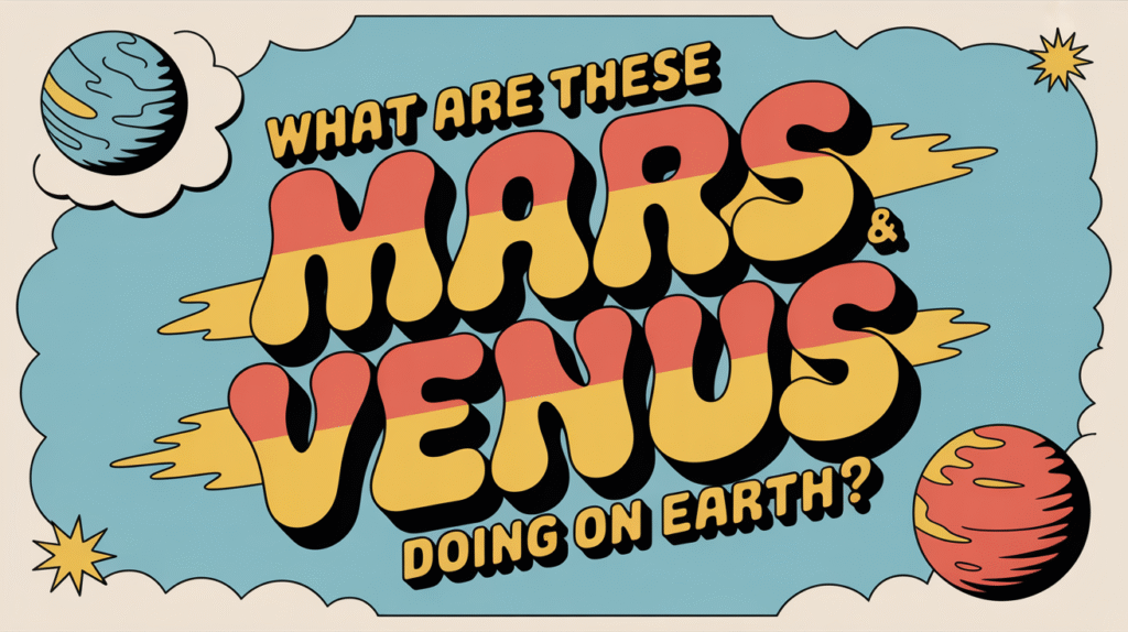 Mars & Venus of Earth, now in the amazing value partner union